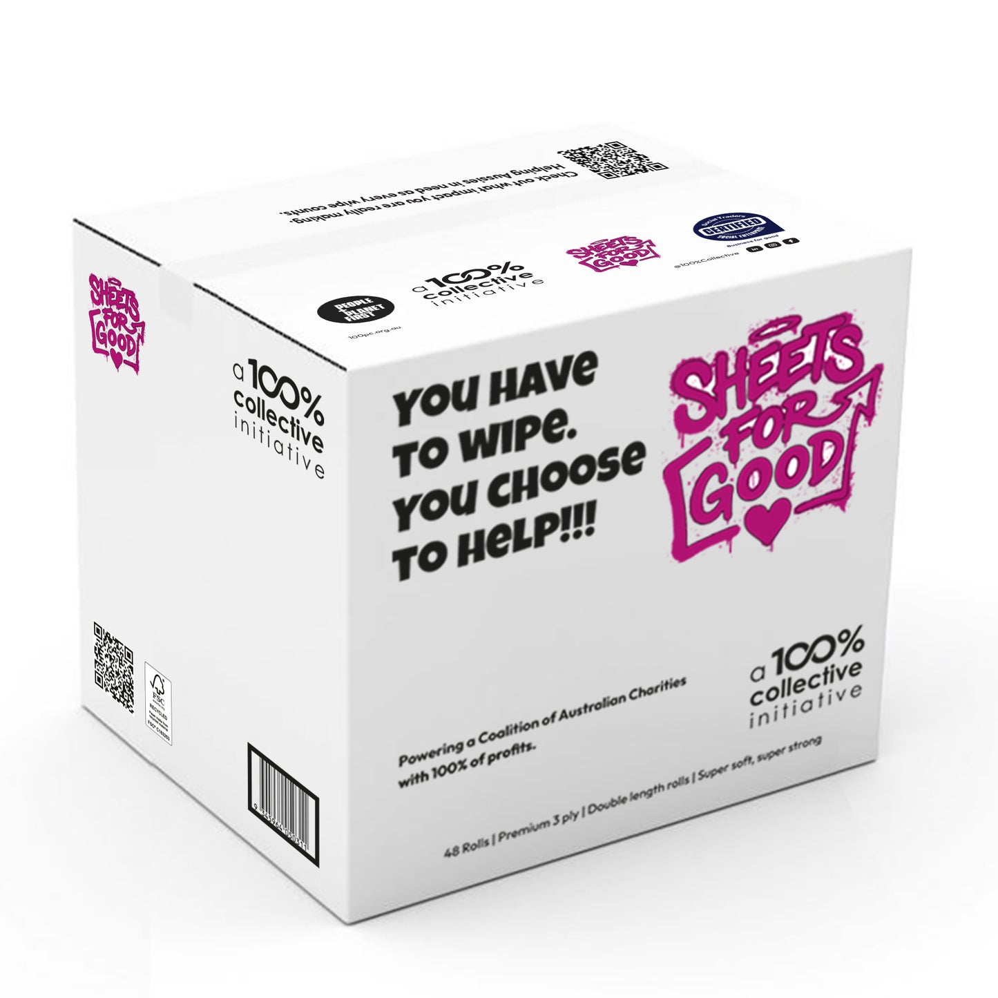 Sheets for Good - 48roll Impact carton